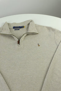 Ralph Lauren trui met kwart rits - M