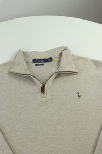 Ralph Lauren trui met kwart rits - M
