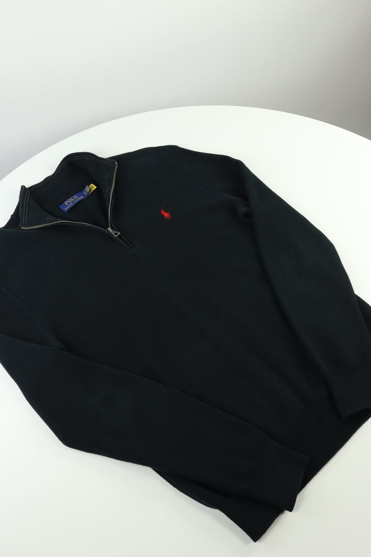 Ralph Lauren trui met kwart rits - S