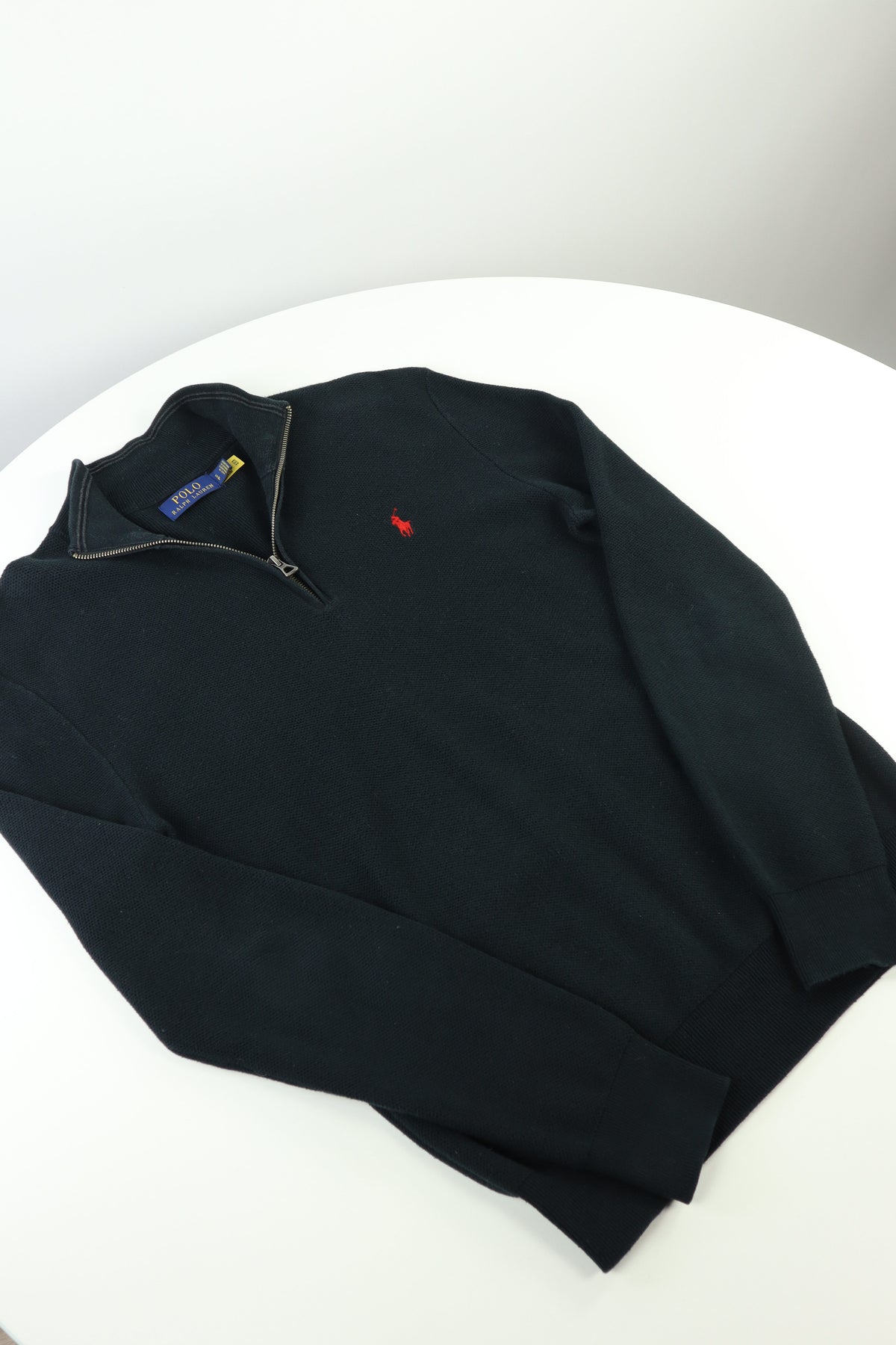 Ralph Lauren trui met kwart rits - S