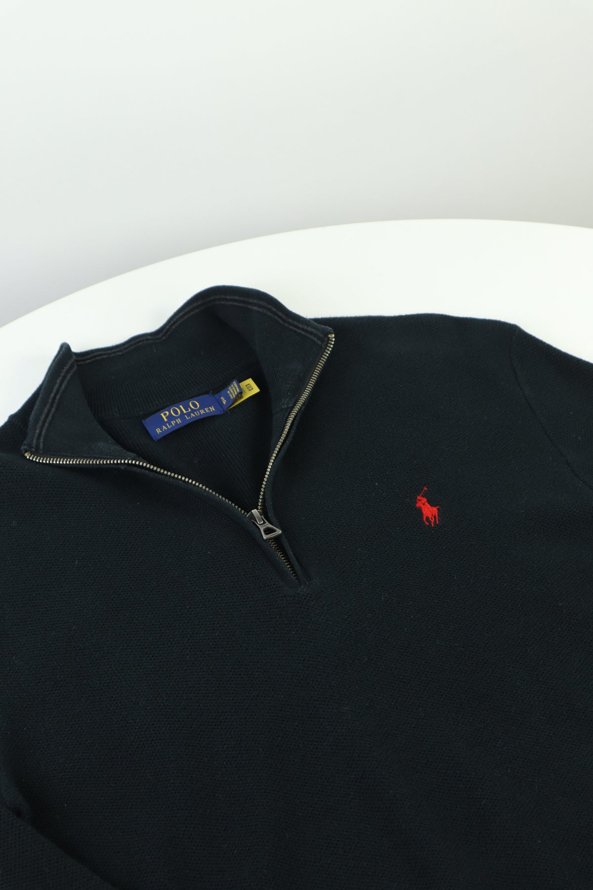 Ralph Lauren trui met kwart rits - S