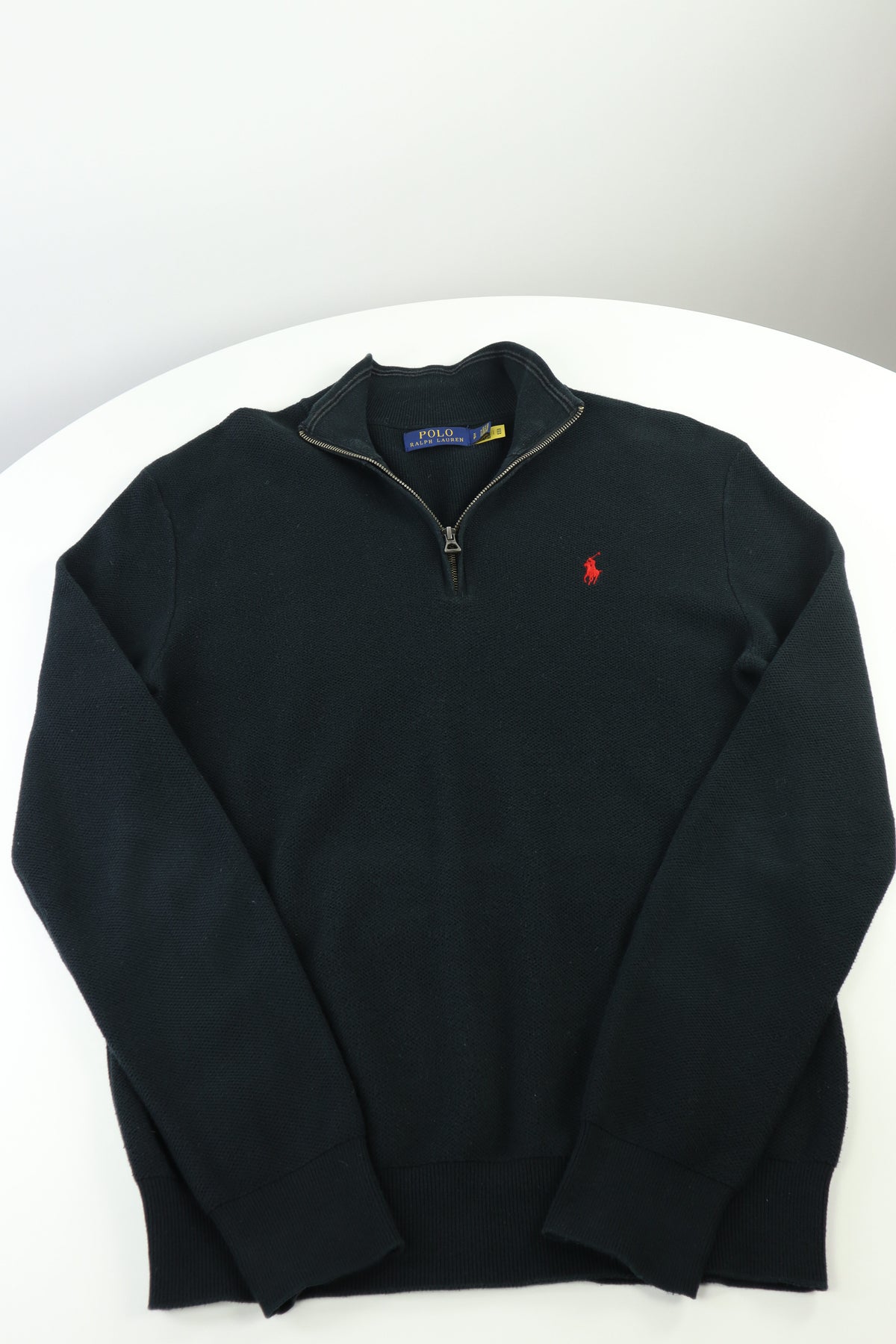 Ralph Lauren trui met kwart rits - S