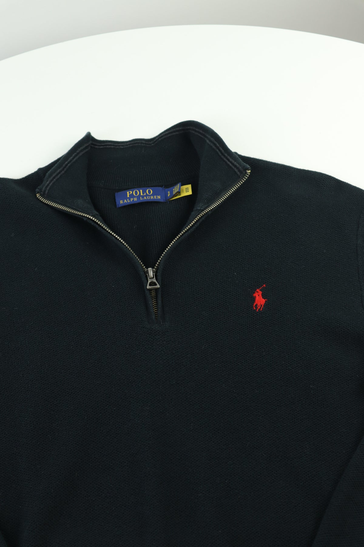 Ralph Lauren trui met kwart rits - S