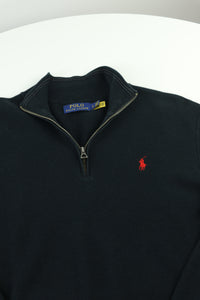 Ralph Lauren trui met kwart rits - S