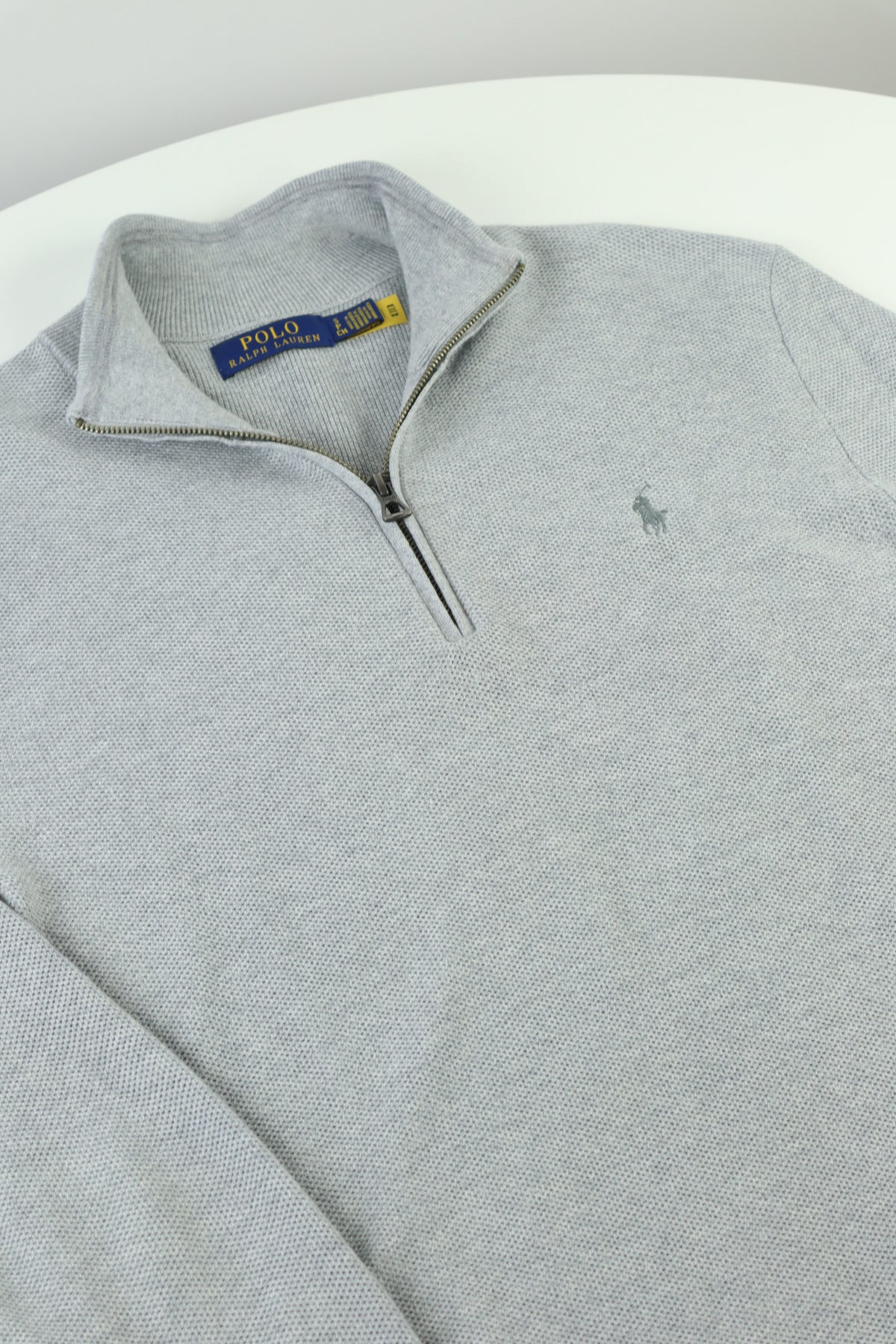 Ralph Lauren trui met kwart rits - S