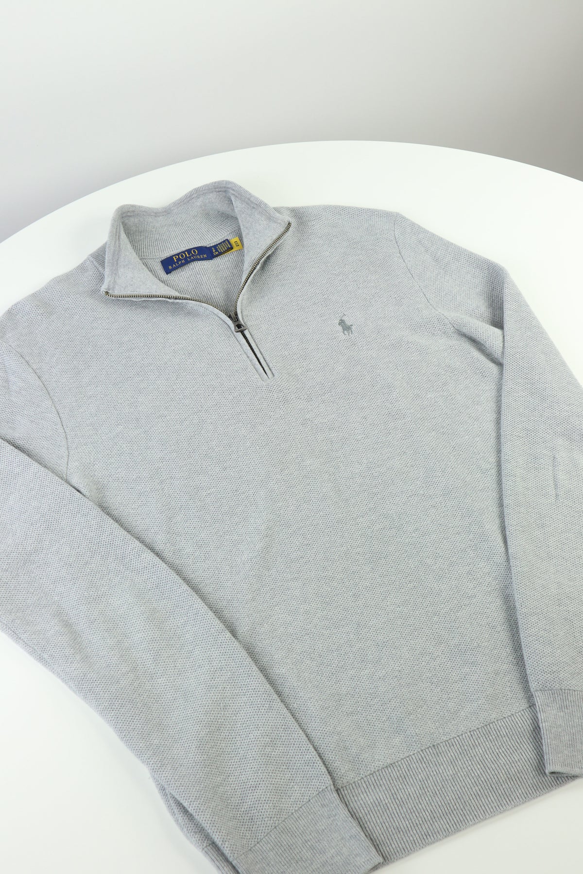 Ralph Lauren trui met kwart rits - S