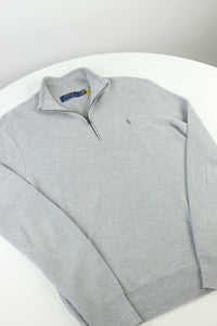 Ralph Lauren trui met kwart rits - S