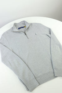 Ralph Lauren trui met kwart rits - S