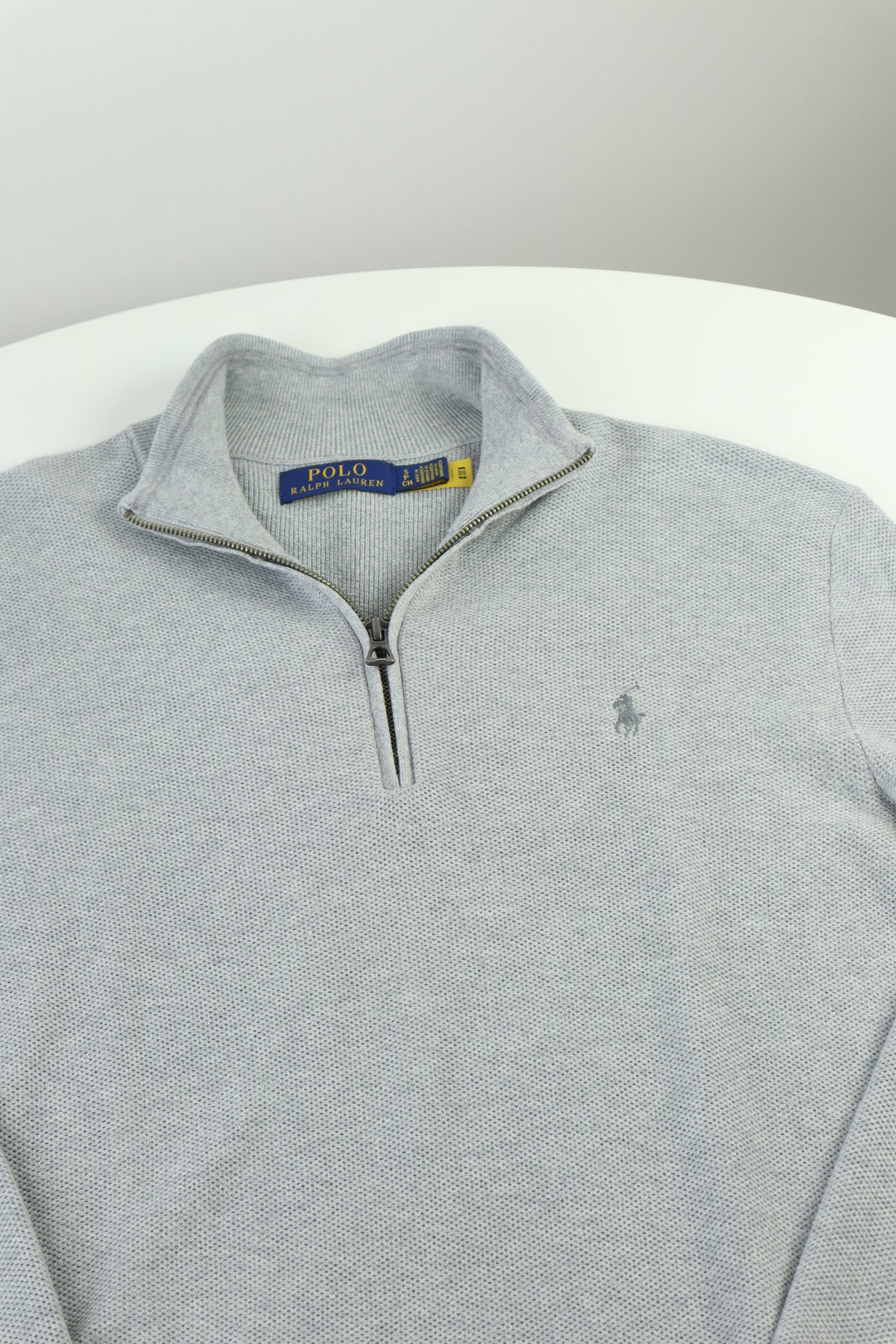 Ralph Lauren trui met kwart rits - S