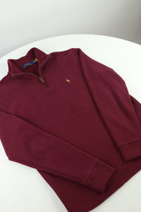 Ralph Lauren trui met kwart rits - S