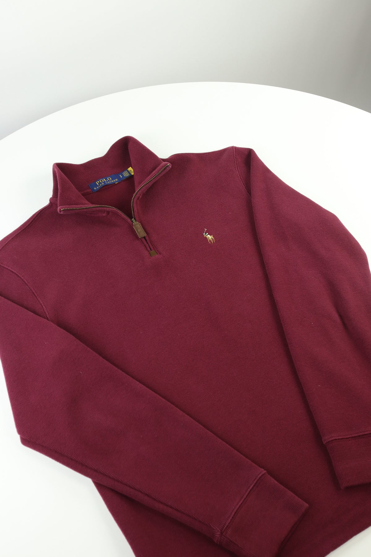 Ralph Lauren trui met kwart rits - S