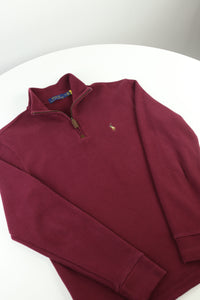 Ralph Lauren trui met kwart rits - S