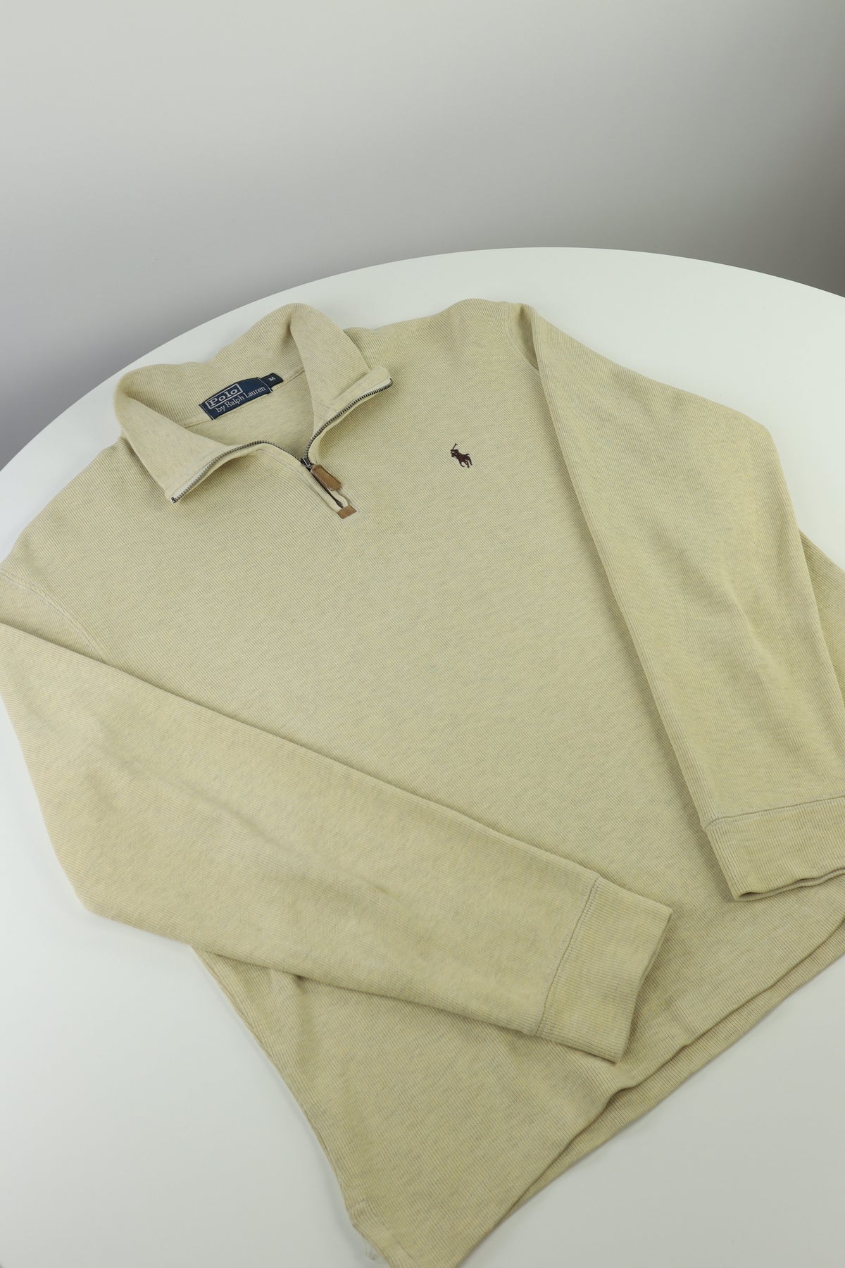 Ralph Lauren trui met kwart rits - M