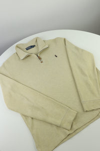 Ralph Lauren trui met kwart rits - M