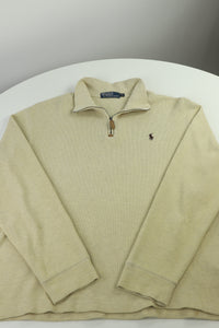 Ralph Lauren trui met kwart rits - M