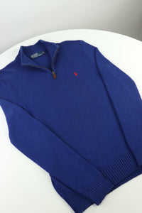 Ralph Lauren trui met kwart rits - M