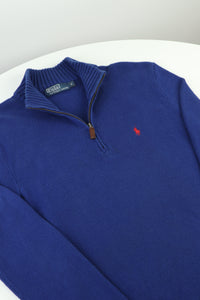 Ralph Lauren trui met kwart rits - M