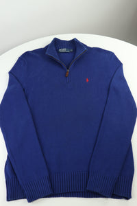 Ralph Lauren trui met kwart rits - M