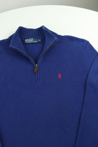 Ralph Lauren trui met kwart rits - M