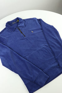 Ralph Lauren corduroy trui met kwart rits - S