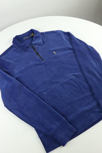 Ralph Lauren corduroy trui met kwart rits - S