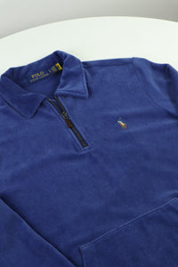Ralph Lauren corduroy trui met kwart rits - S