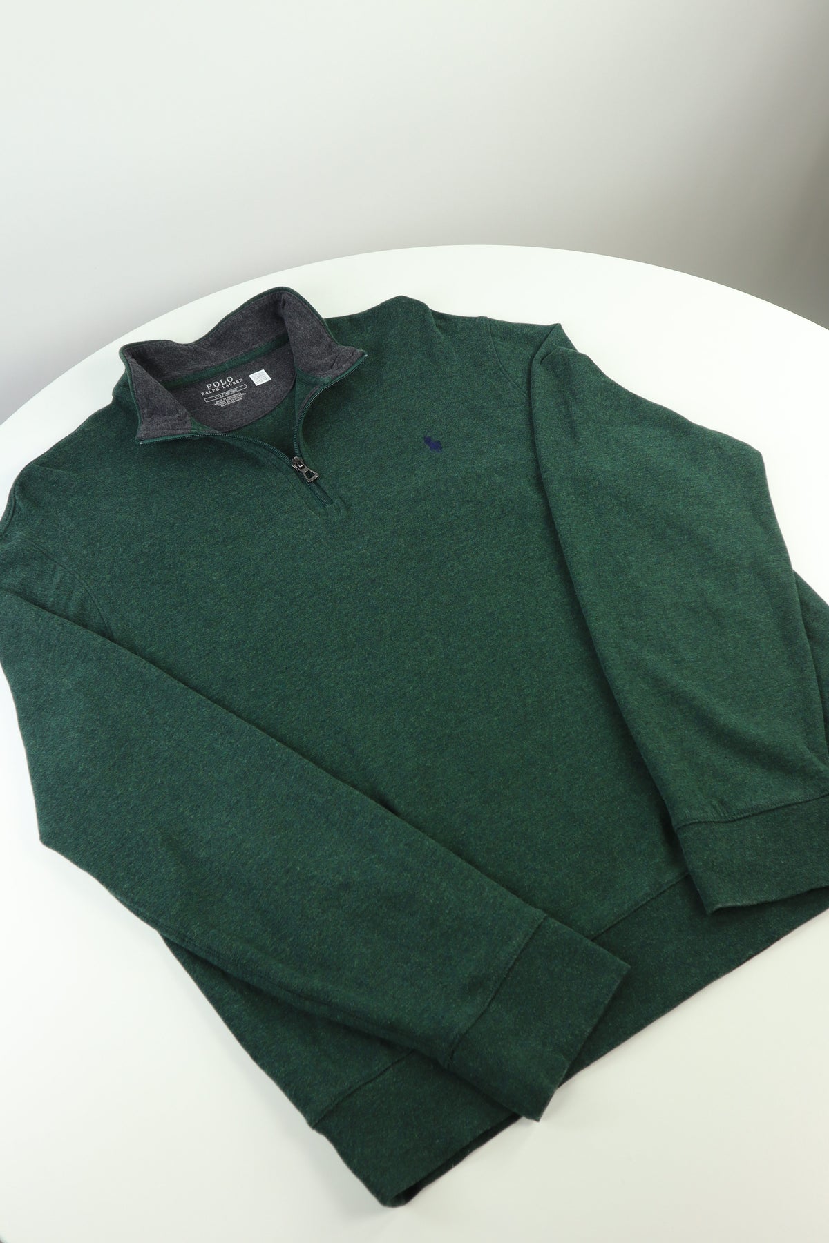 Ralph Lauren trui met kwart rits - L