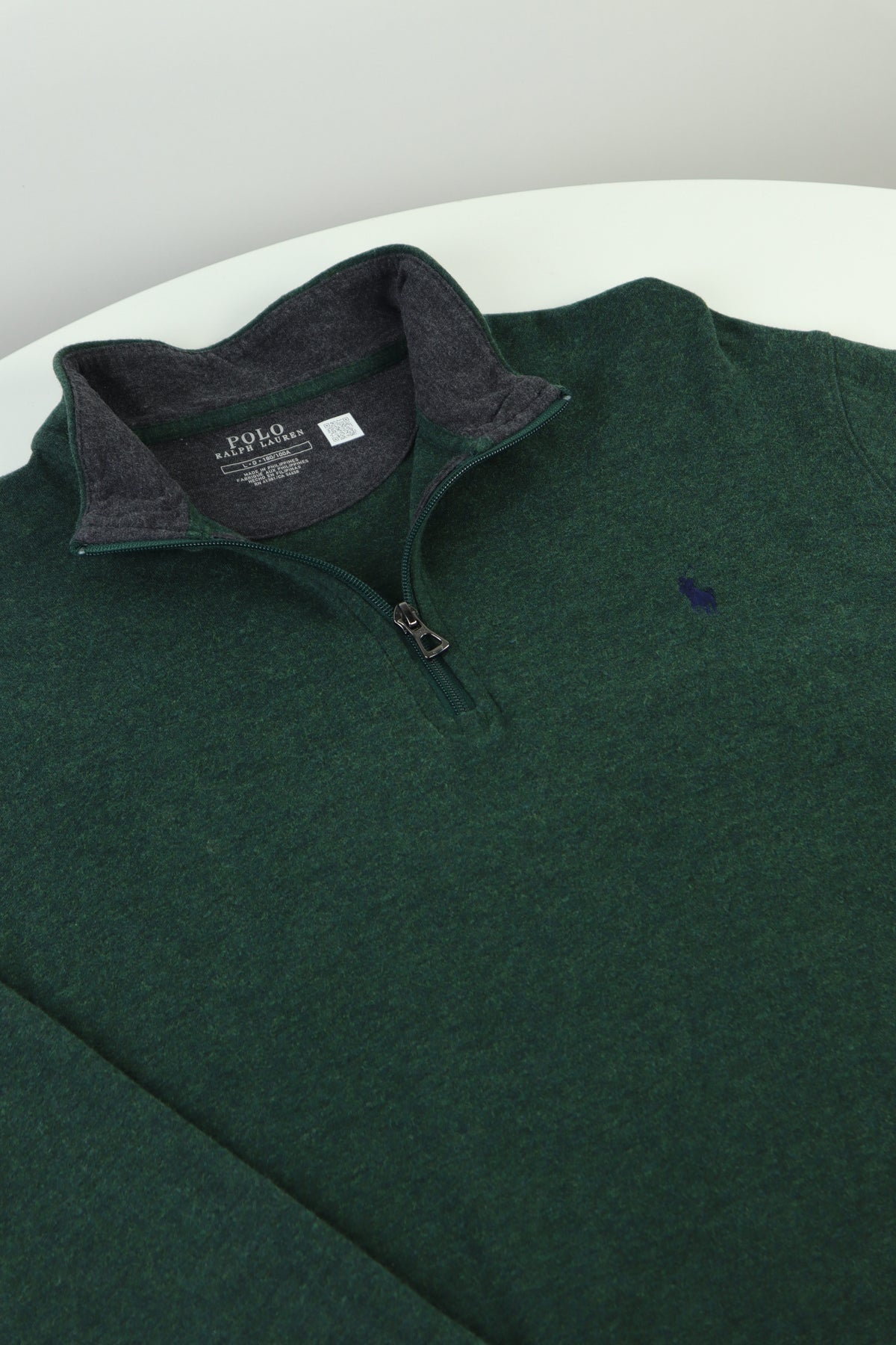 Ralph Lauren trui met kwart rits - L