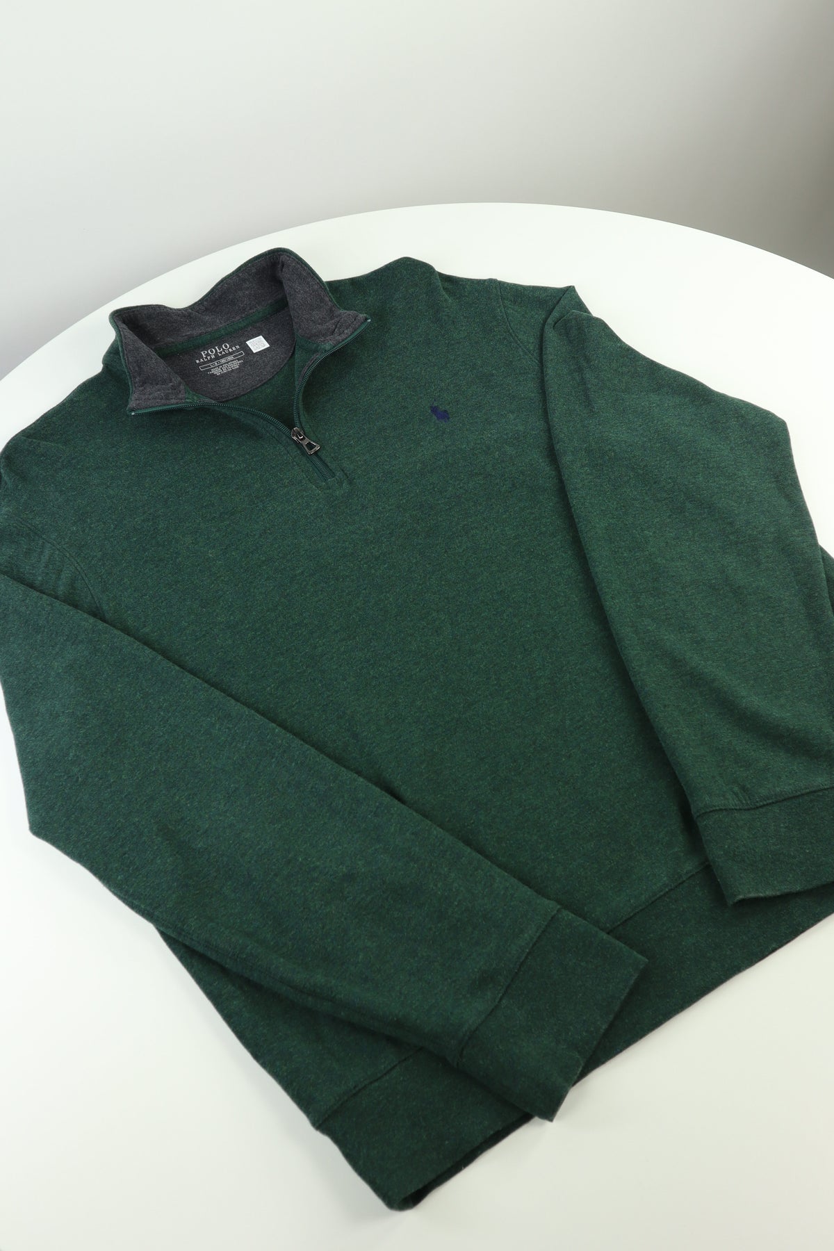 Ralph Lauren trui met kwart rits - L