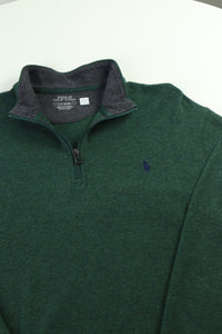 Ralph Lauren trui met kwart rits - L