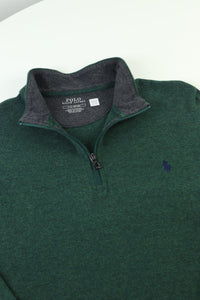 Ralph Lauren trui met kwart rits - L