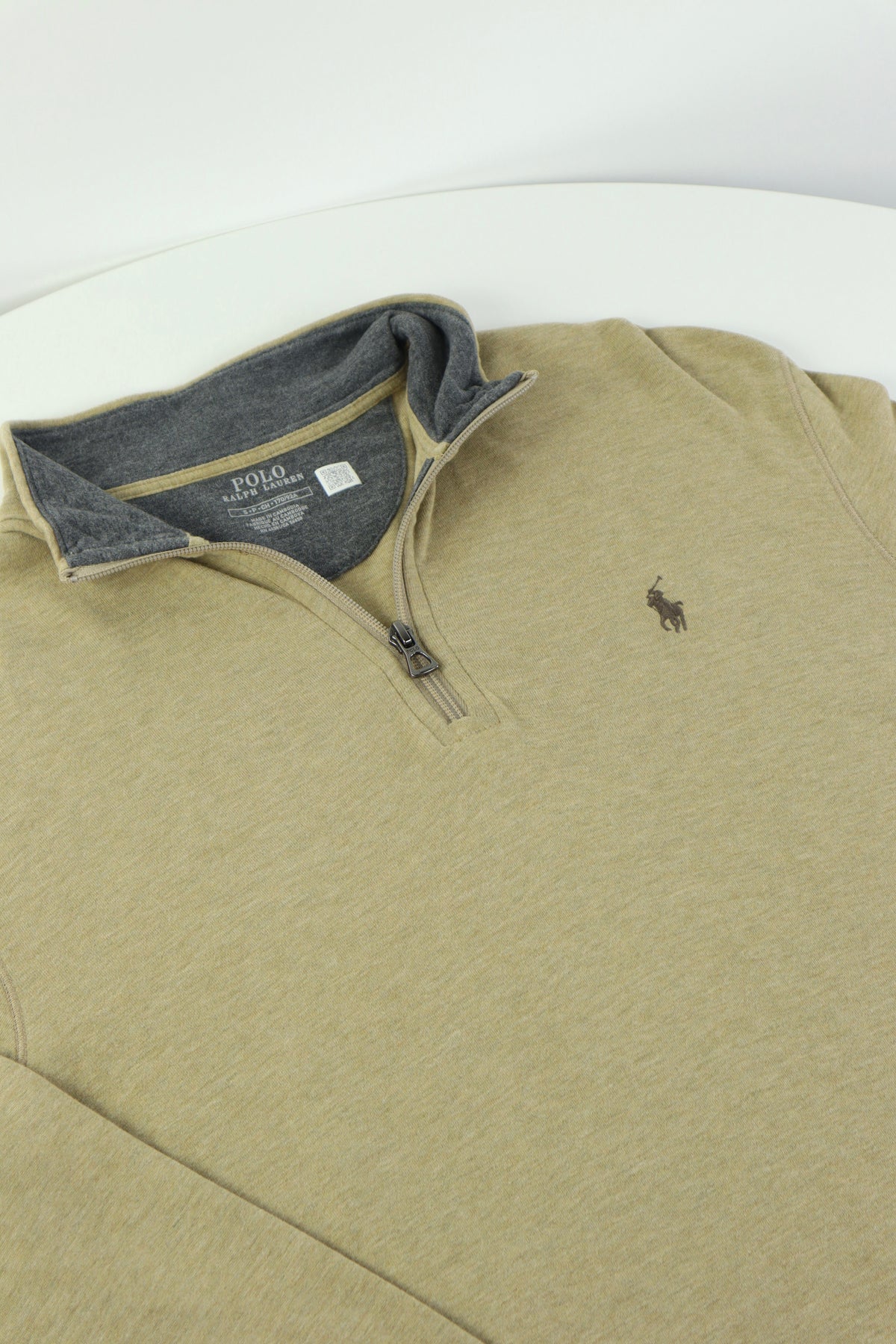 Ralph Lauren trui met kwart rits - S/M