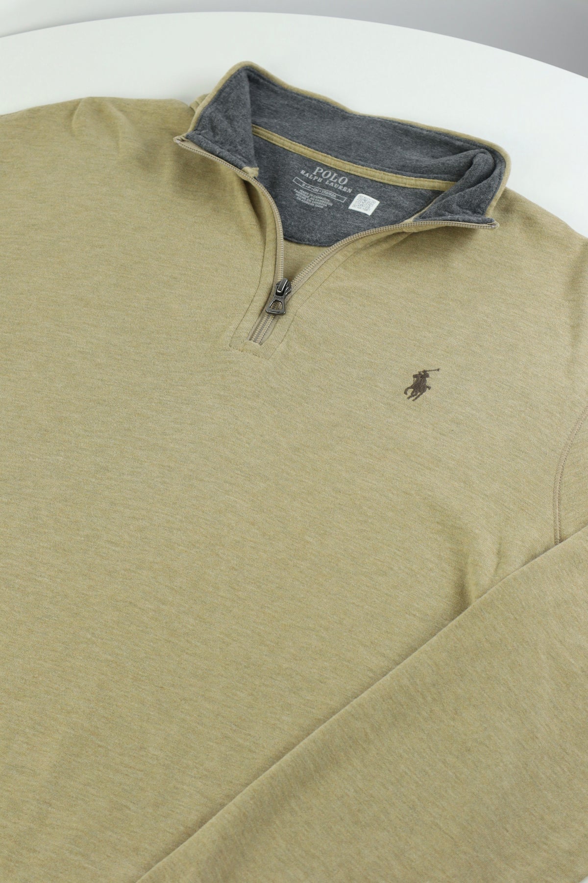 Ralph Lauren trui met kwart rits - S/M