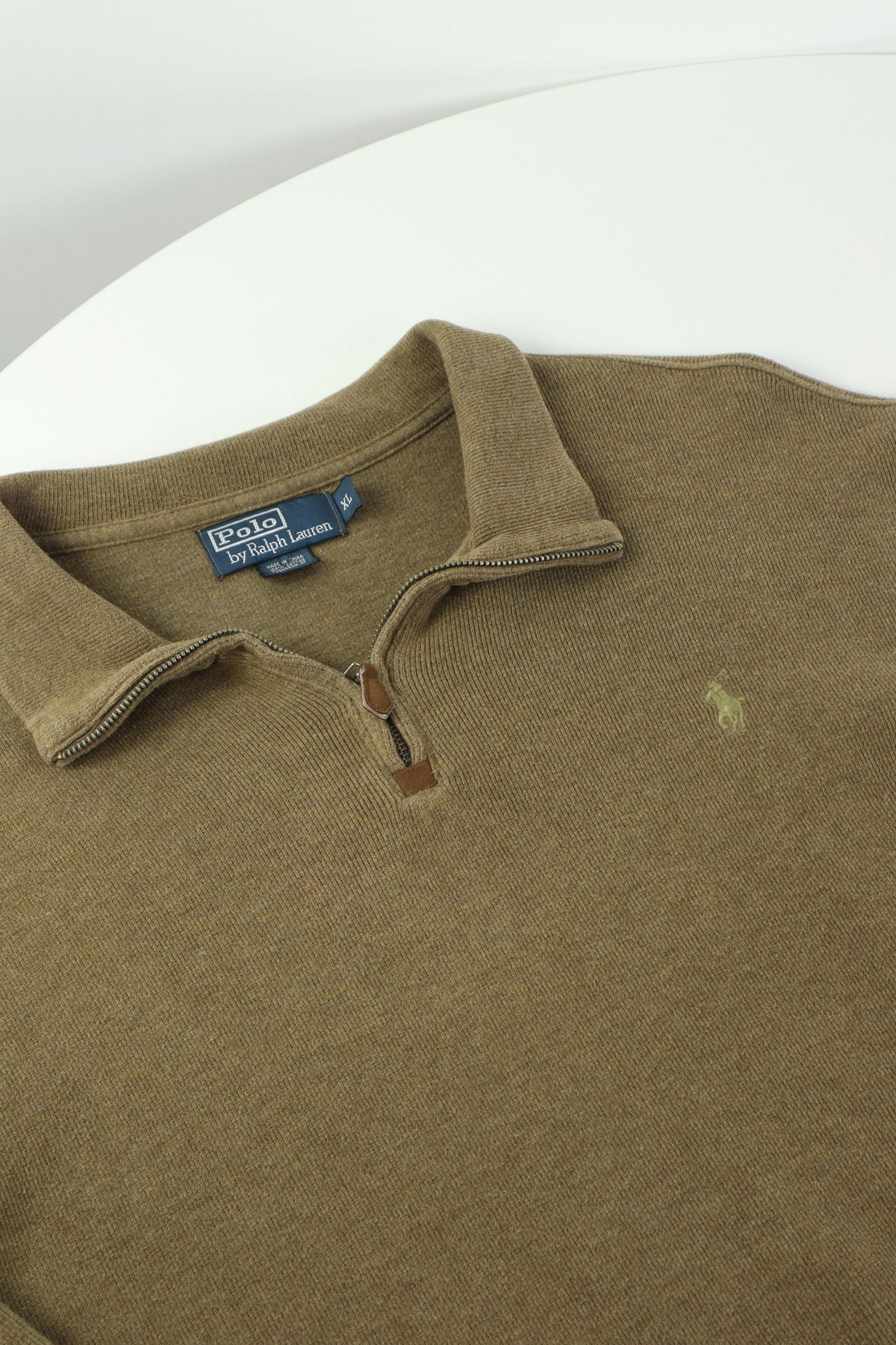 Ralph Lauren trui met kwart rits - XL