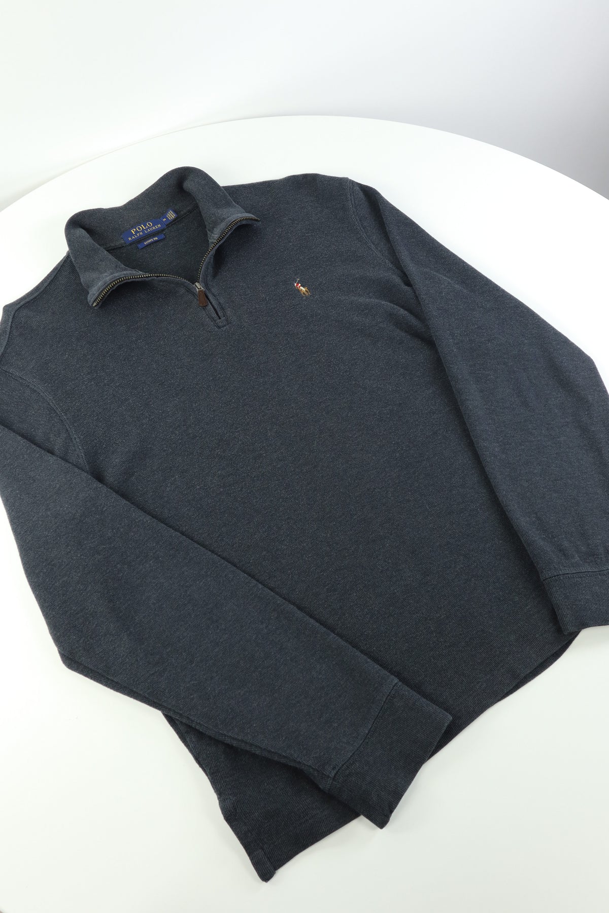Ralph Lauren trui met kwart rits - M