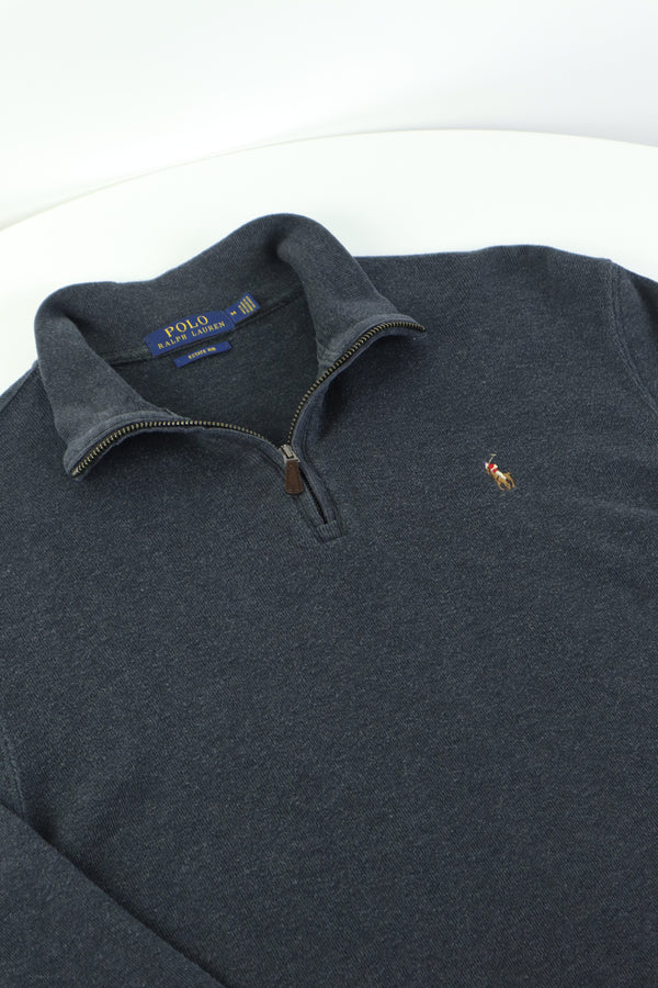 Ralph Lauren trui met kwart rits - M