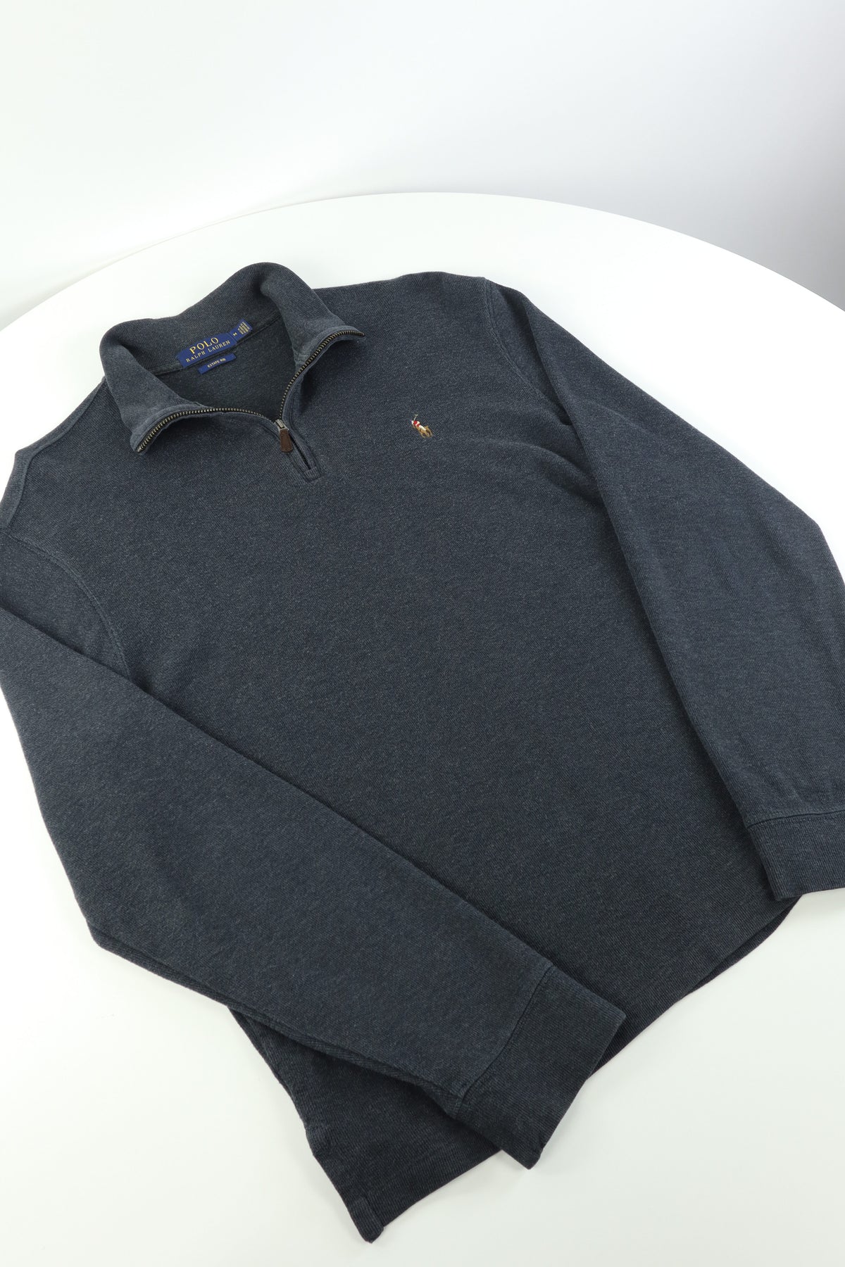 Ralph Lauren trui met kwart rits - M