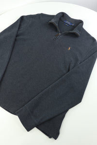 Ralph Lauren trui met kwart rits - M