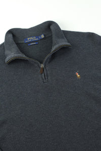 Ralph Lauren trui met kwart rits - M
