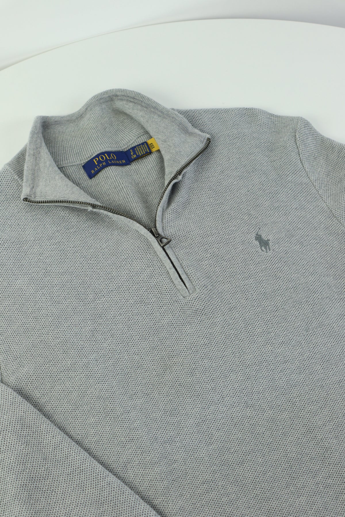 Ralph Lauren trui met kwart rits - S