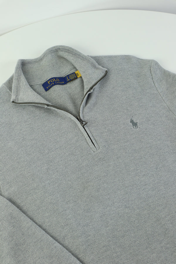 Ralph Lauren trui met kwart rits - S