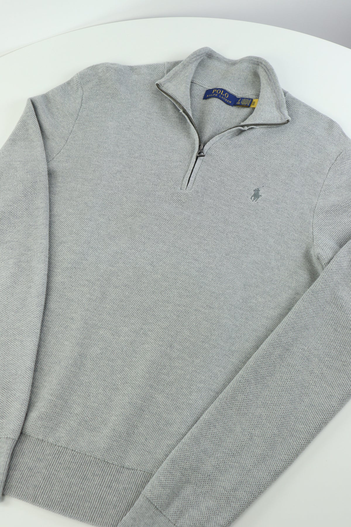 Ralph Lauren trui met kwart rits - S