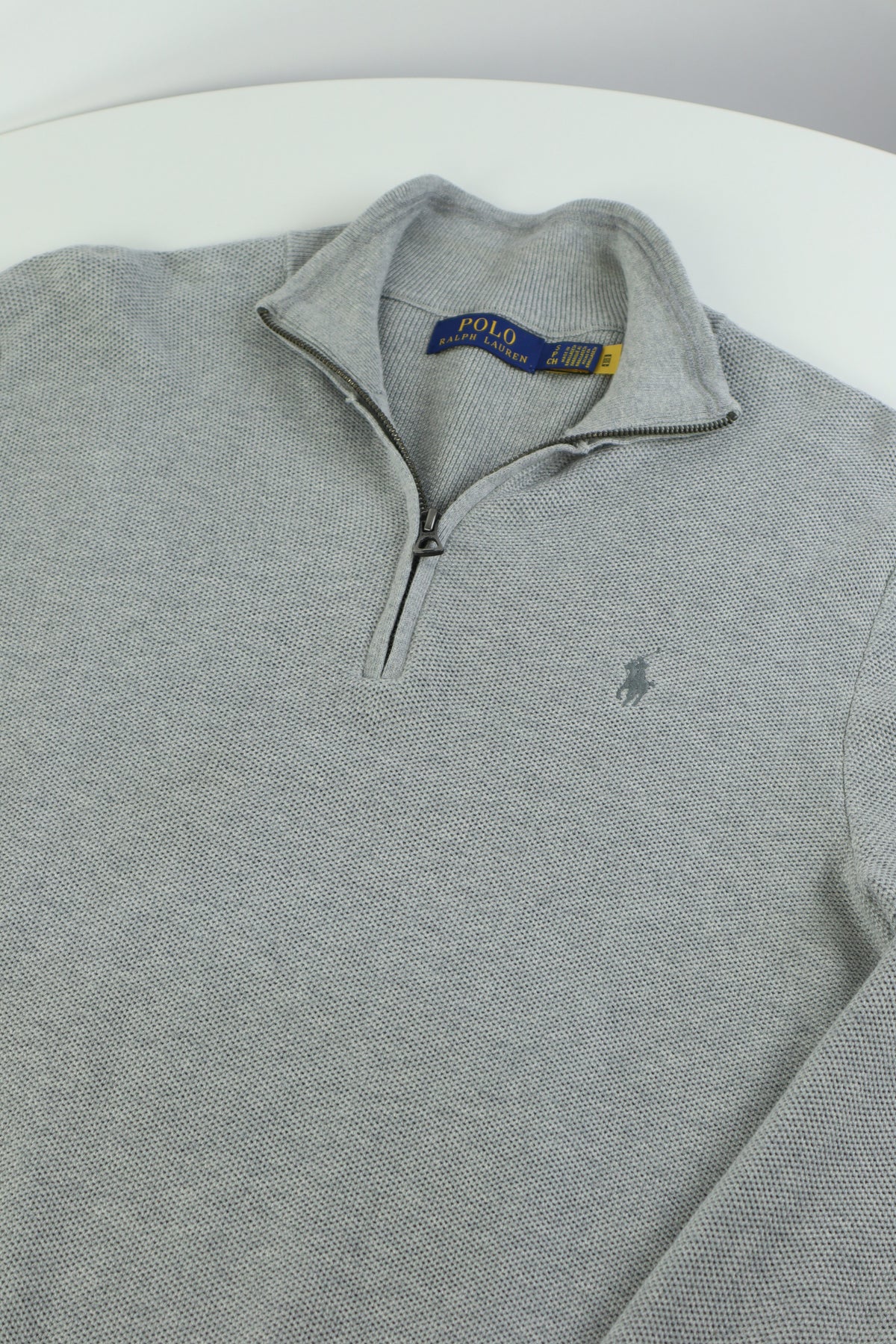 Ralph Lauren trui met kwart rits - S