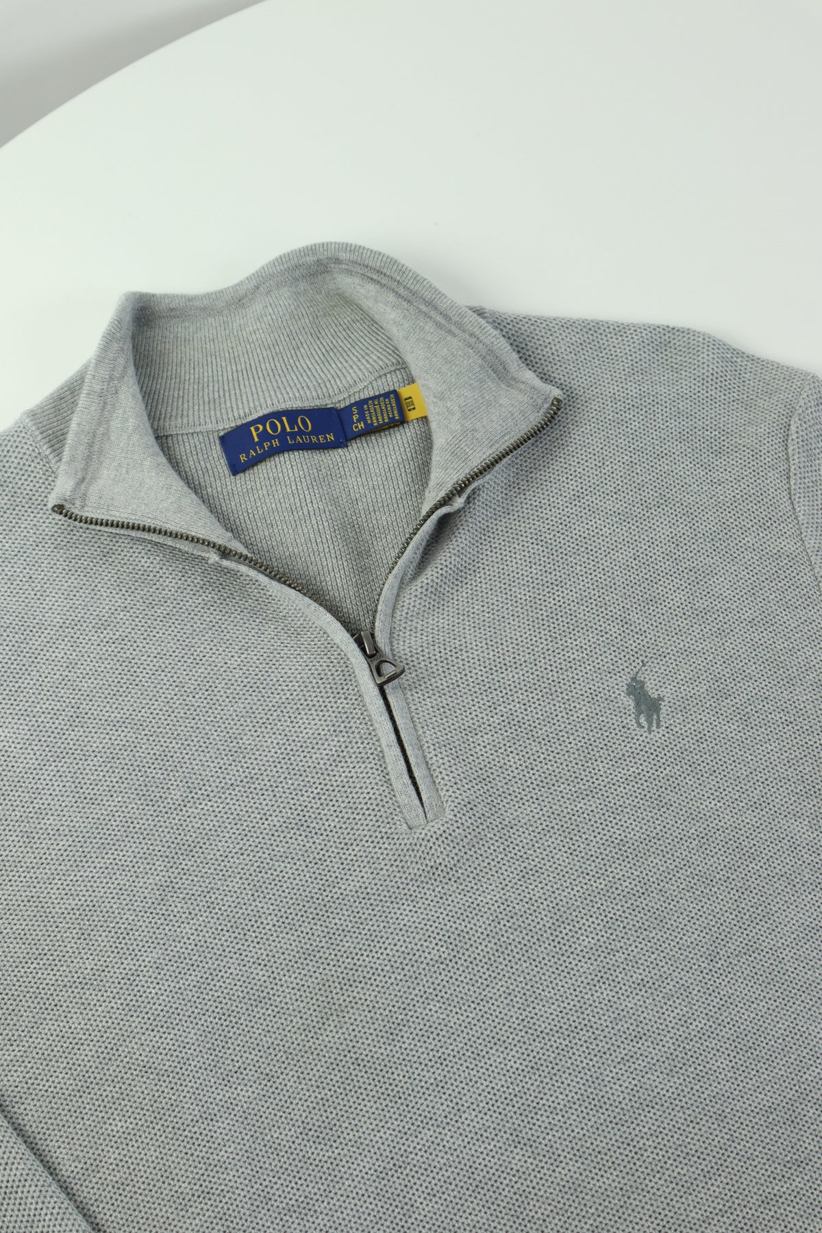 Ralph Lauren trui met kwart rits - S
