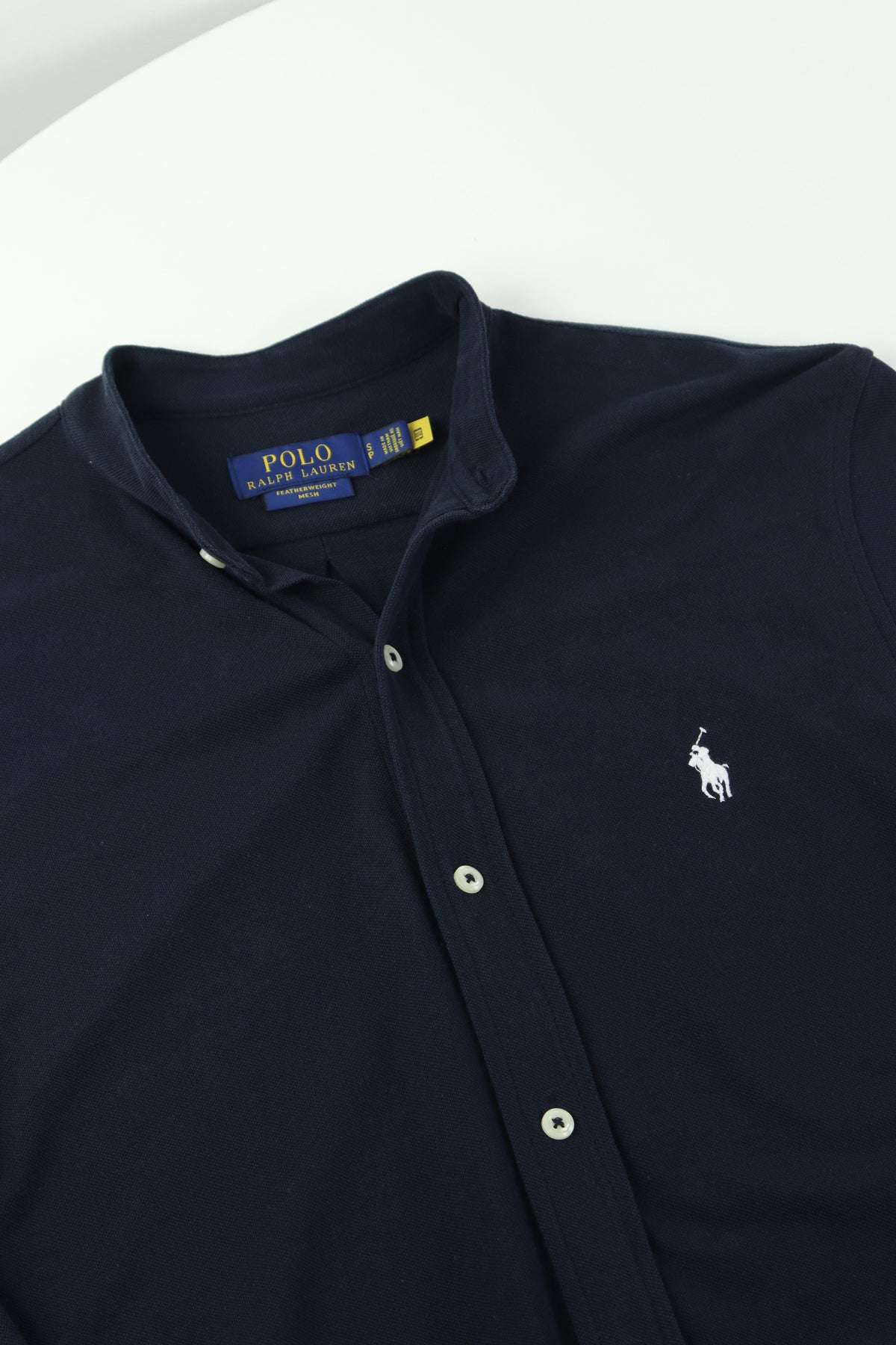 Ralph Lauren overhemd featherweight mesh - S
