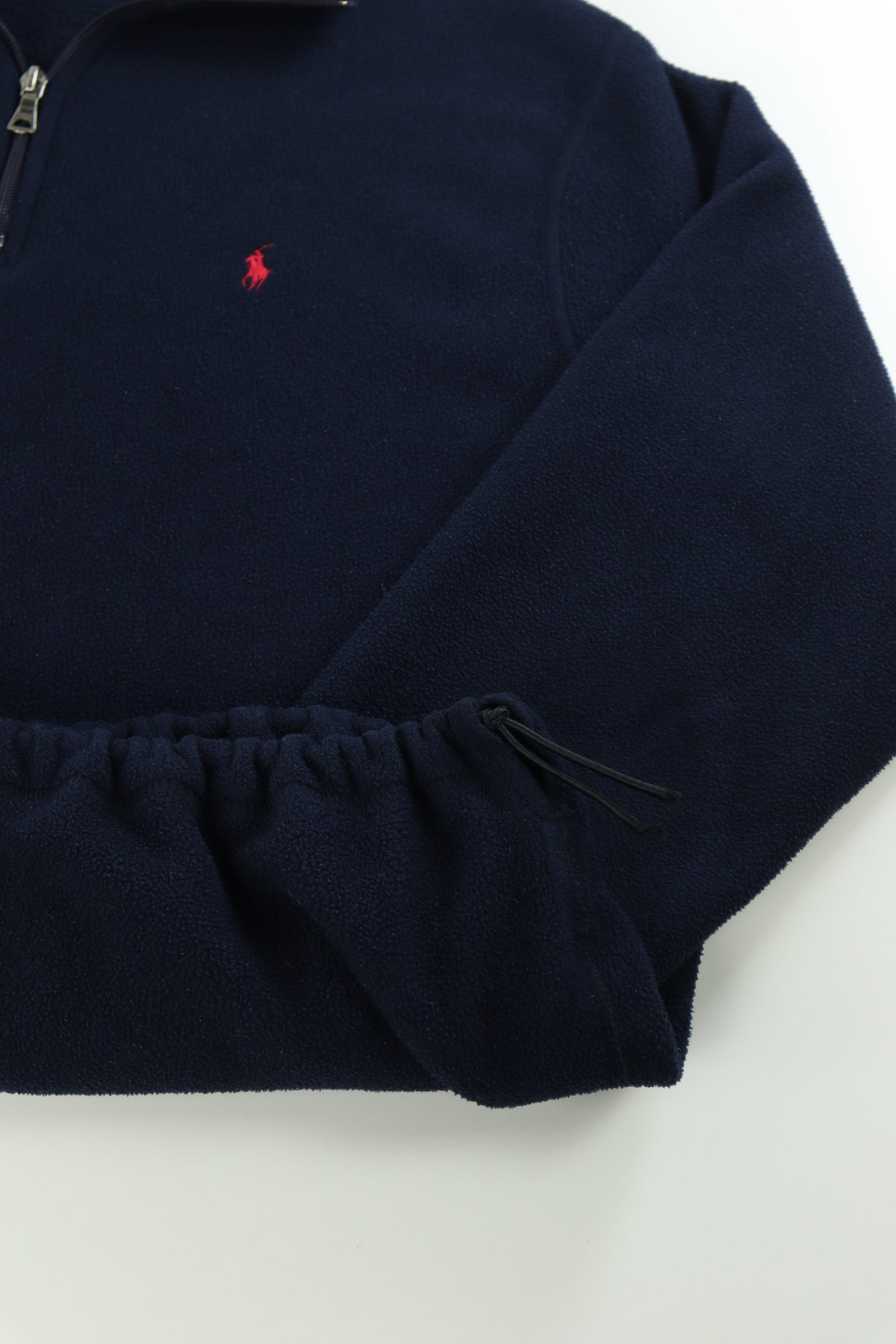 Ralph Lauren fleece trui met kwart rits - L