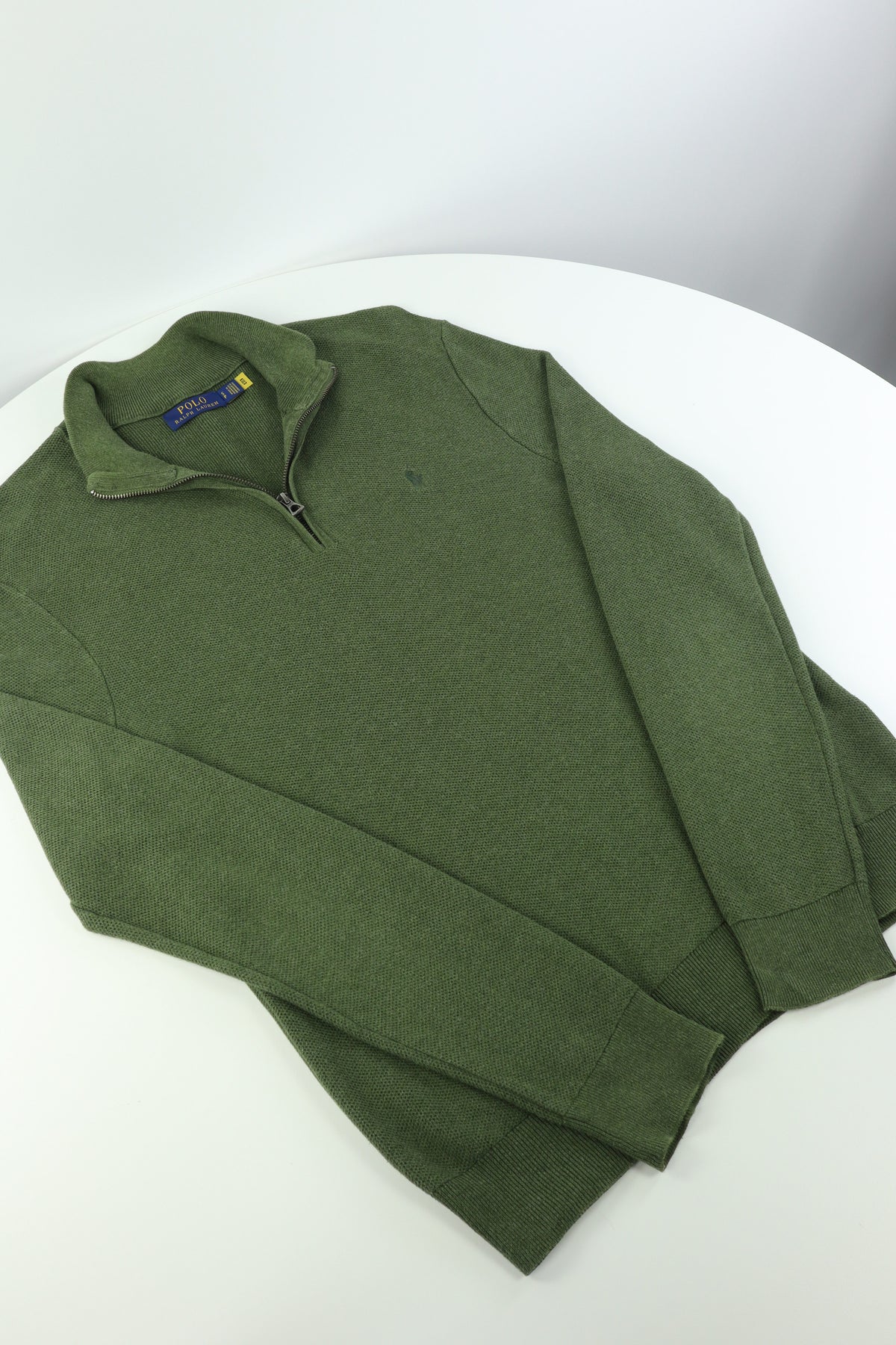Ralph Lauren trui met kwart rits - M