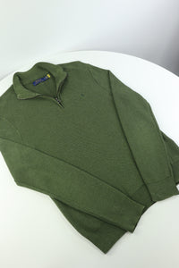 Ralph Lauren trui met kwart rits - M