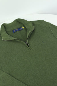 Ralph Lauren trui met kwart rits - M