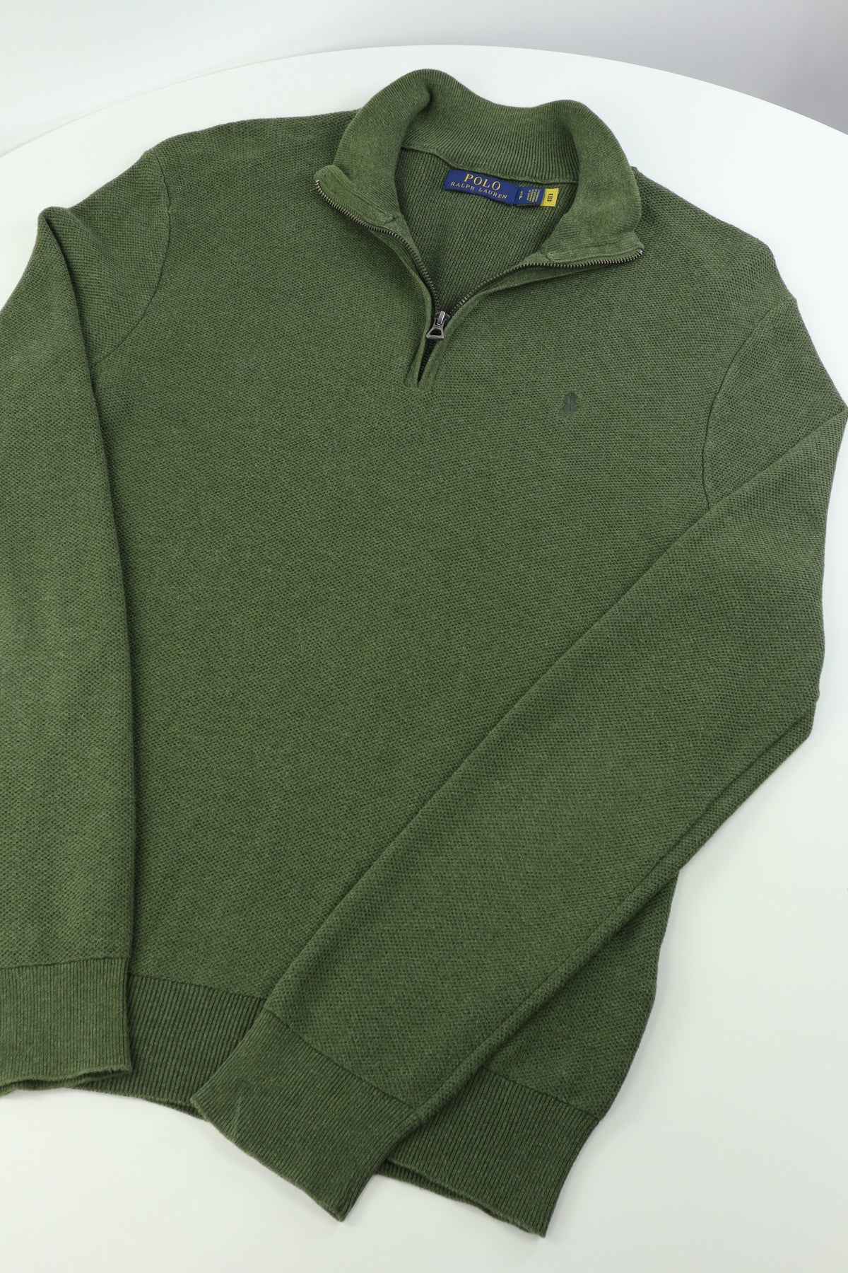 Ralph Lauren trui met kwart rits - M